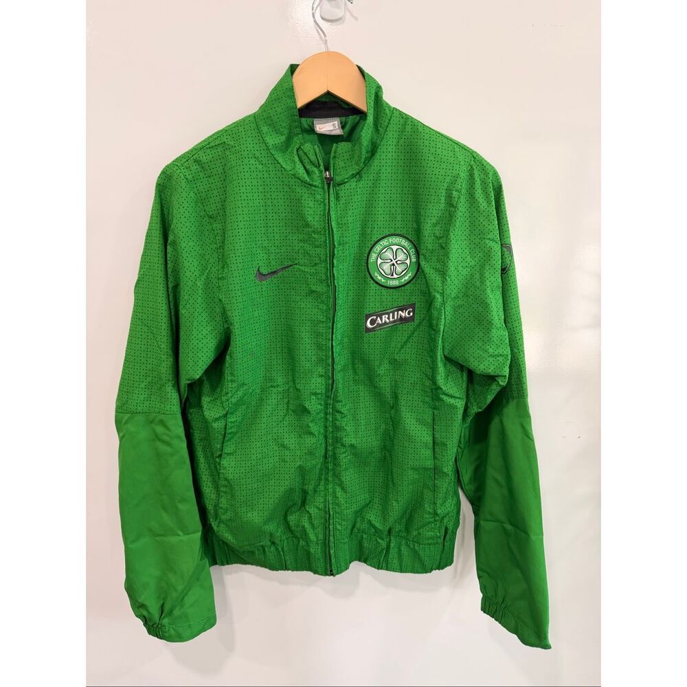 Nike Celtic FC Football Club Jacket Small Green